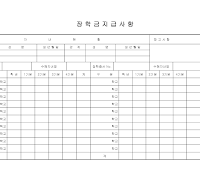 장학금지급사항 장학금지급사항